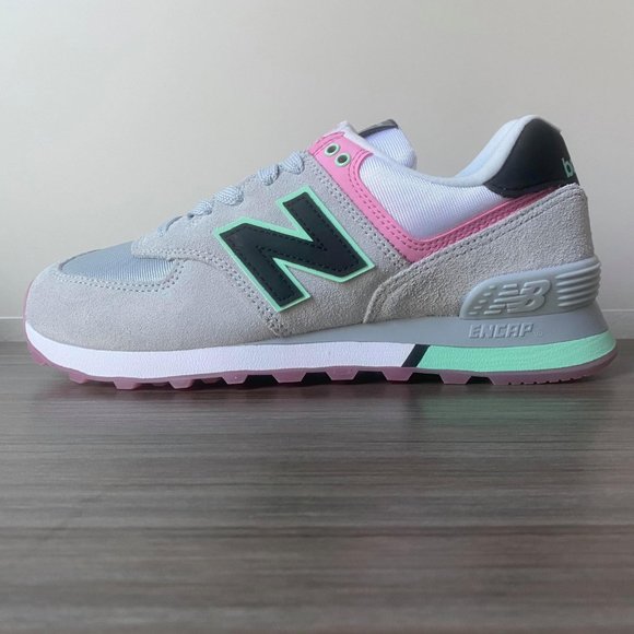 New Balance 574 Sneakers Women's Shoes WL574SAT - Picture 2 of 16